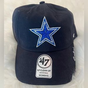 Bling Dallas Cowboys 47 Womens Adjustable NFL hat